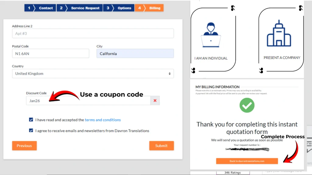 How To Claim Your 10% Discount - DAVRON TRANSLATIONS